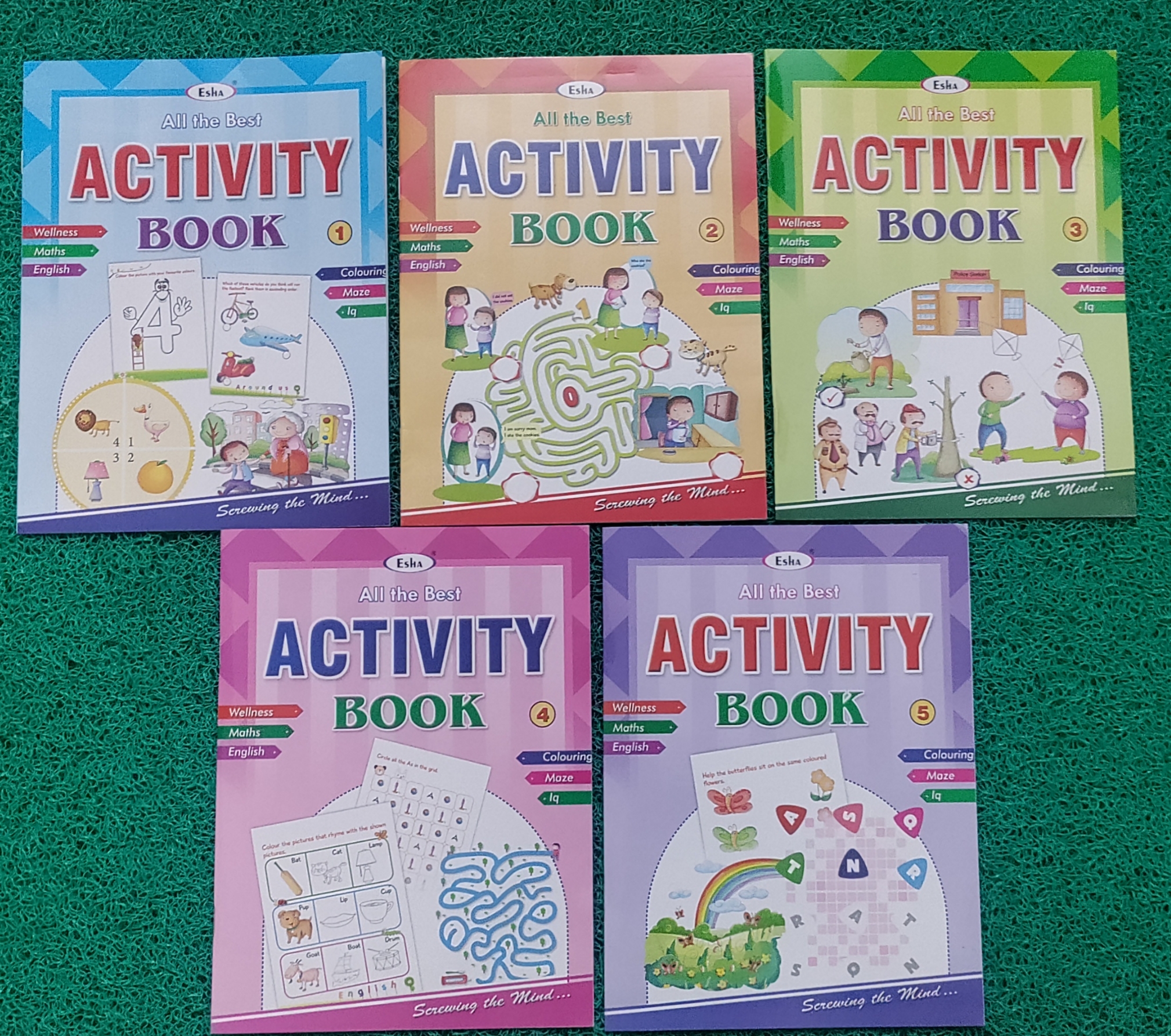 Combo of 5 activity books