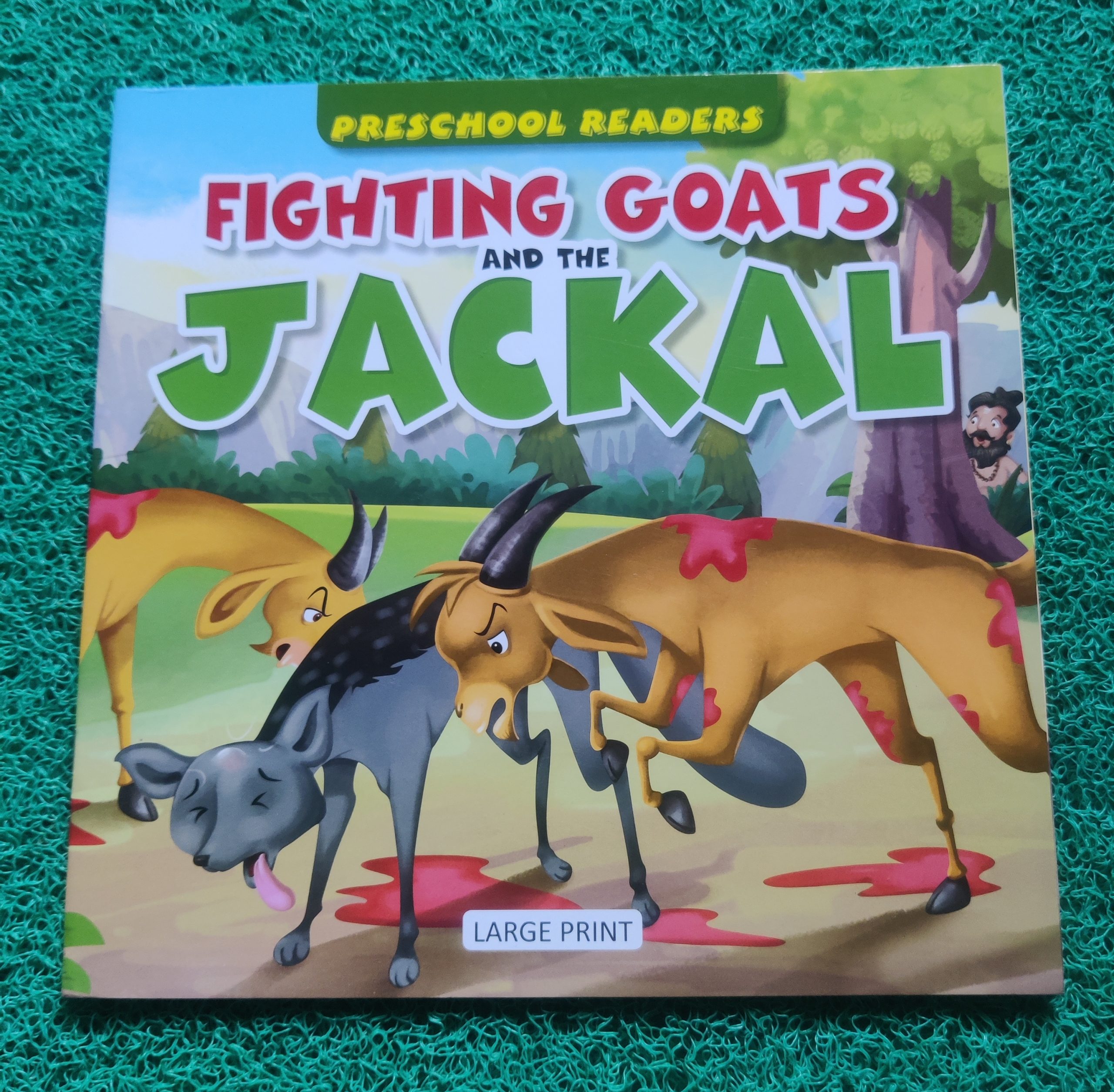 Fighting goats and Jackal English Story Book