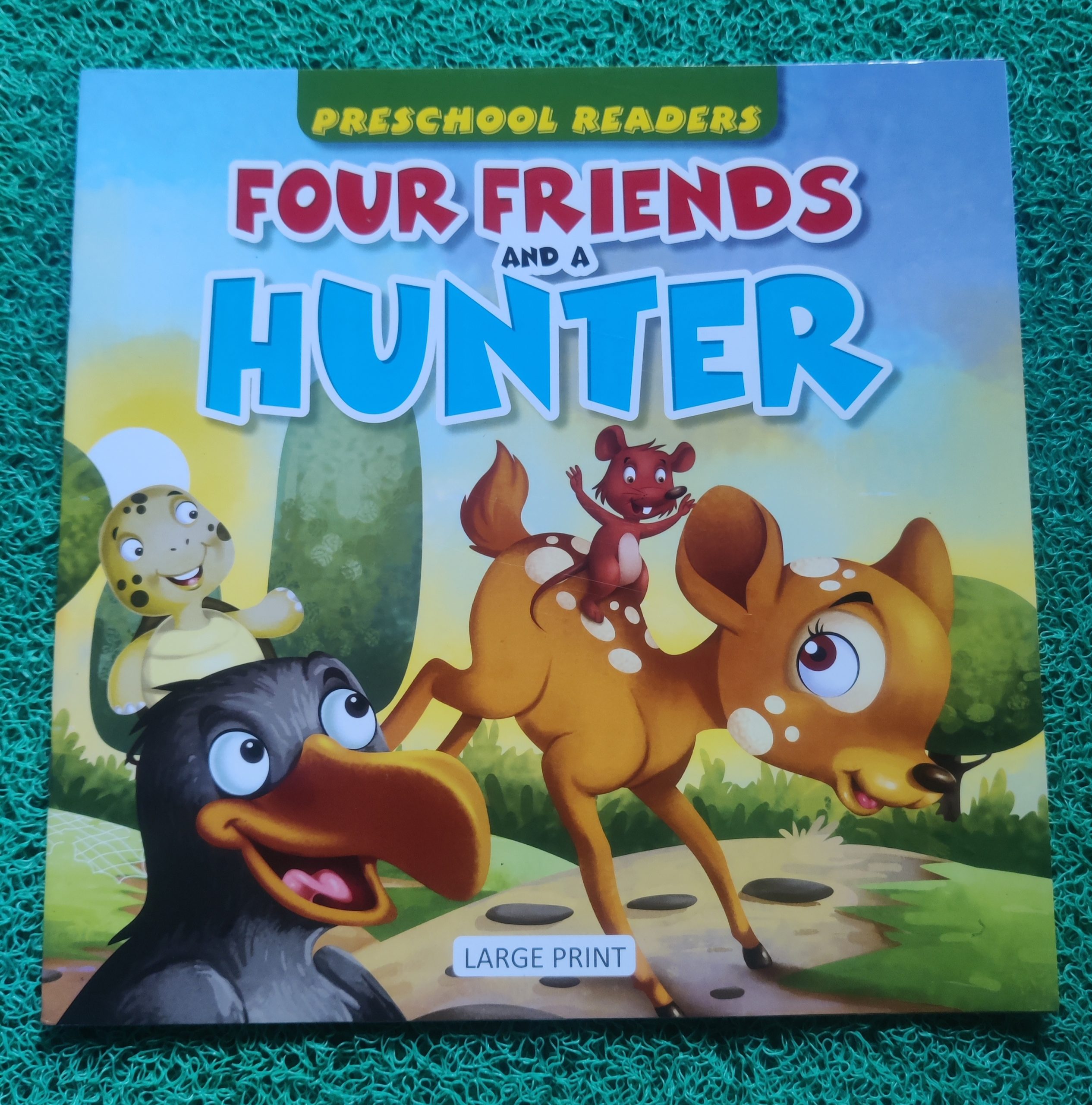 Four friends and a Hunter English Story Book