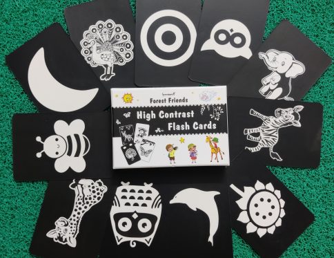 High contrast Flash cards