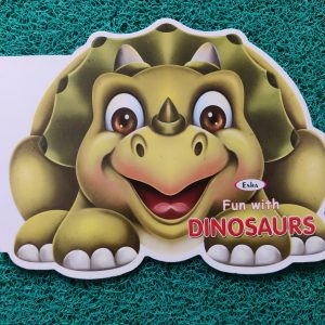 Jumbo Dinosaur Cut shape Coloring book
