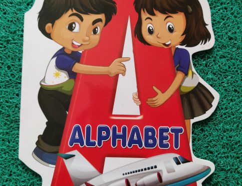 Jumbo Alphabet Cut shape Coloring book