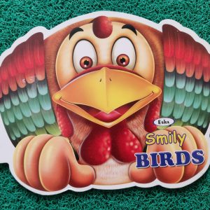 Jumbo Smily Birds Cut shape Coloring book