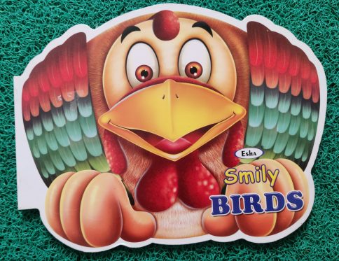 Jumbo Smily Birds Cut shape Coloring book