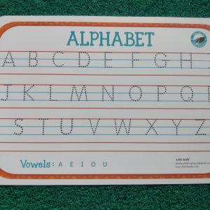 Kids Educational Alphabets reusable Table mat
