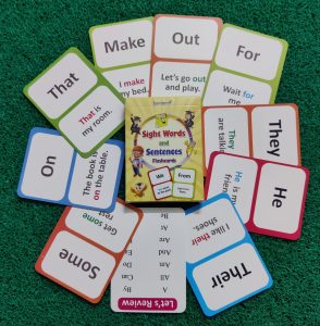 Sight words Flash cards