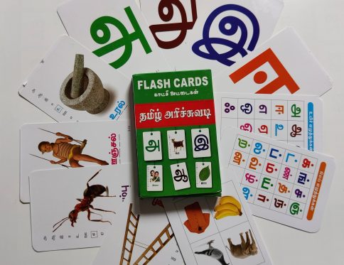 Tamil alphabets Wipe and clean Sheet