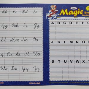 English alphabets Wipe and clean Sheet